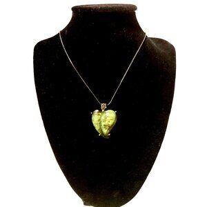 Connemara Asymmetrical Heart Leaf Pendant necklace pre-owned